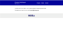 Desktop Screenshot of fholzhauer.de