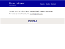 Tablet Screenshot of fholzhauer.de
